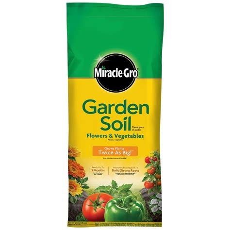 Miracle Gro All Purpose 2 Cu Ft Flower And Vegetable Garden Soil At