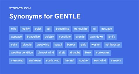Another Word For Gentle Wind Synonyms And Antonyms