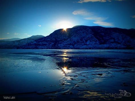 Nice Sunsetting Skaha Lake Photograph By Guy Hoffman Fine Art America