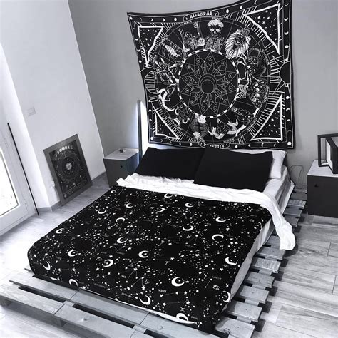 Zodiac Tapestry B Killstar Us Store And Milky Way Blanket Room