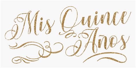 Calligraphy Mis Xv Años Letras Hd Png Download Transparent Png