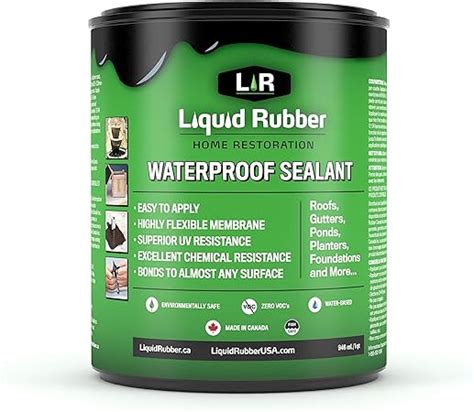 Liquid Rubber Waterproof Sealant Multi Surface Leak Repair Indoor And
