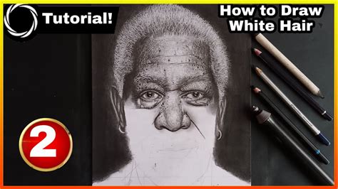 How To Draw White Hair Hyper Realistic Drawing Step By Step For