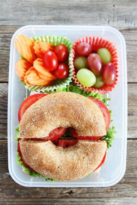 Make A Turkey Havarti Bagel Sandwich For A Delicious Bento Box Lunch