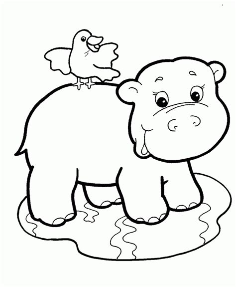 Baby Safari Coloring Pages