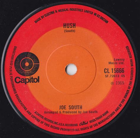 Joe South Hush 1970 Vinyl Discogs