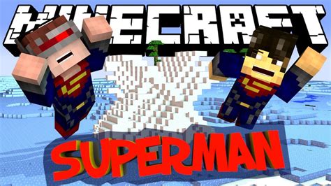Minecraft Mod Showcase Superman Mod Doomsday Boss Youtube