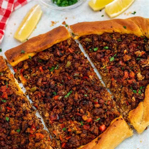 Create This Authentic Turkish Pide Recipe Filled With A Rich Meat Mixture In A Perfectly Cooked