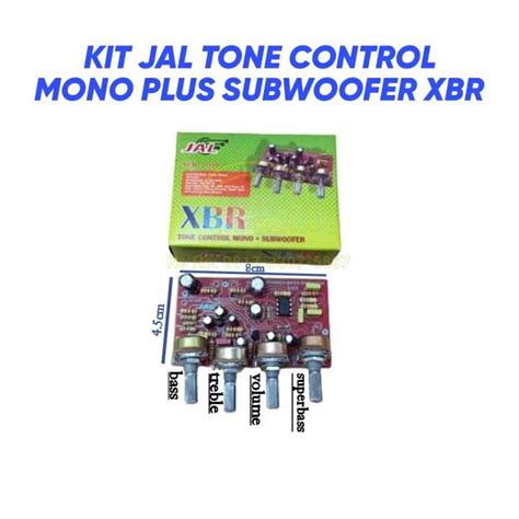 Promo Jal Kit Tone Control Mono Subwoofer Xbr Kit Tc Mono Plus