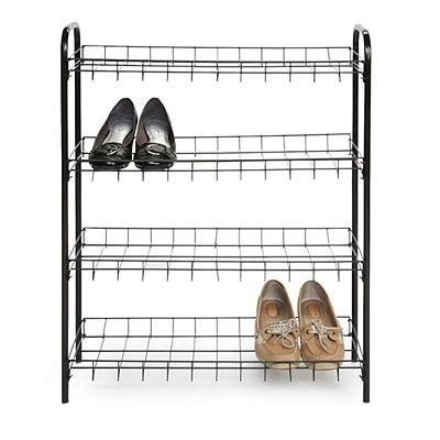 Dollar general is known for it's penny, clearance, and saturday scenarios shopping. 4-Tier Black Wire Shoe Rack at Big Lots. | Black shoe rack