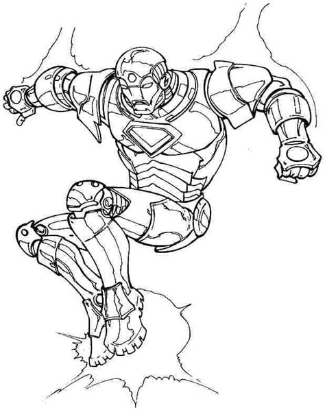 Dibujos De Iron Man Hombre De Hierro Para Colorear Para Colorear