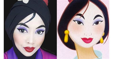 instagram star uses hijab to become disney characters popsugar celebrity