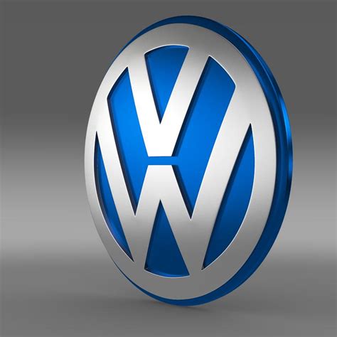 3d Volkswagen Group Logo Cgtrader