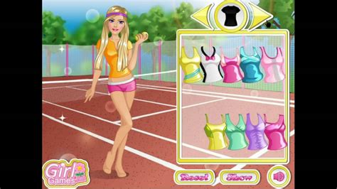 Barbie Tennis Fashion Dress Up Online Games By Malditha Youtube