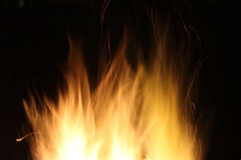 Close Up Photo Of Orange Fire · Free Stock Photo