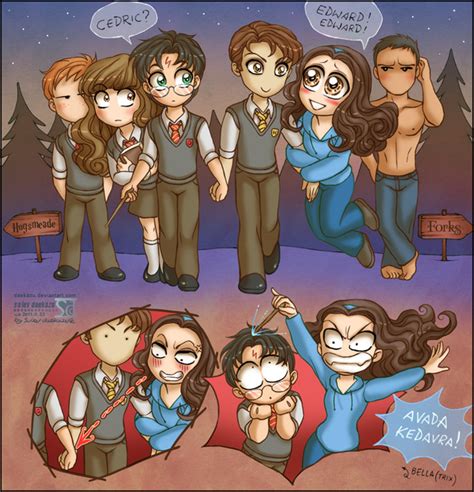 Twilight Cartoon Bella Edward Funny Image 141503 By