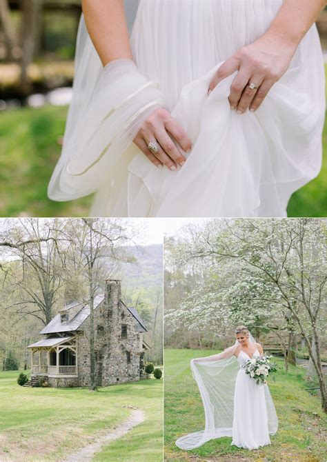 Spring Bridal Photos In Tennessee A Wedding At The Homestead At