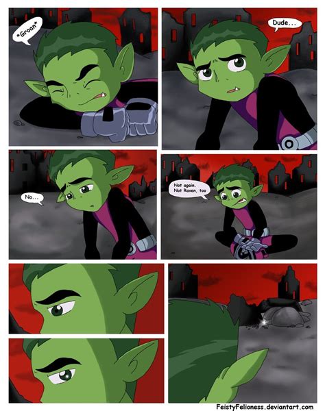 Pin On Raven And Beast Boy