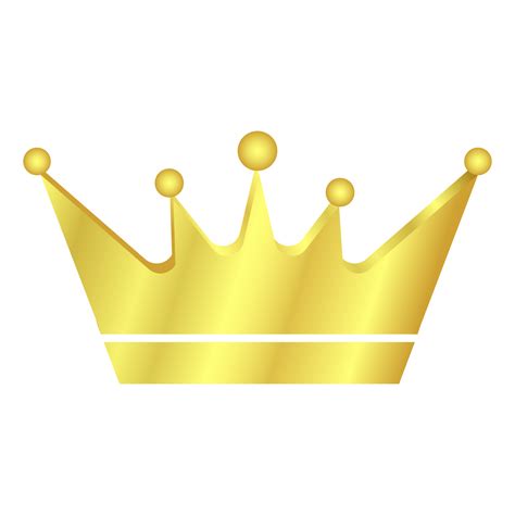 Golden King And Queen Crown Icon Royals Princes Crown Symbol Design