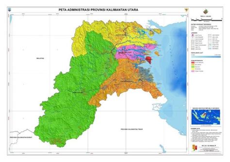Peta Kalimantan Lengkap Gambar Beserta Pulau Kalimantan