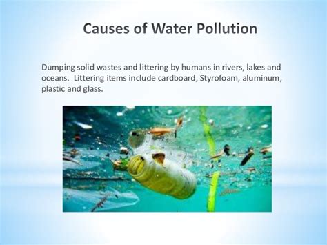 What are the effects of water pollution. Water pollution causes and effects