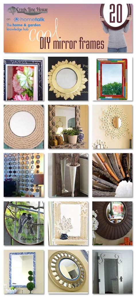 You can find more diy vintage french decor ideas here. 20 DIY Mirror Frames Ideas | The Creek Line House