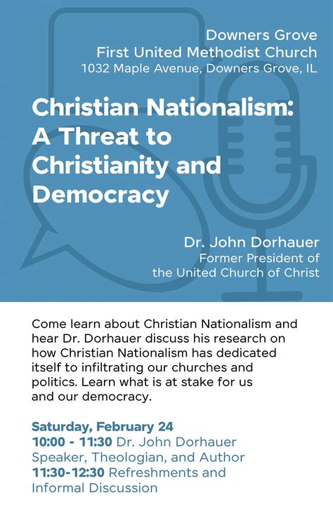 Feb 24 Christian Nationalism A Threat To Christianity And Democracy