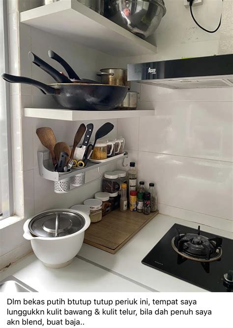 Dapur di sebelah ruang makan tv di sebelah ruang tamu. Kemas Susun Atur Dan Penstoran Praktikal. Inspirasi Ruang ...