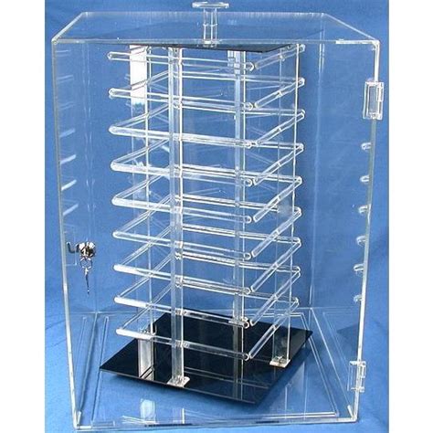 Earrings Rotating Display Case Revolving 144 Card Stand