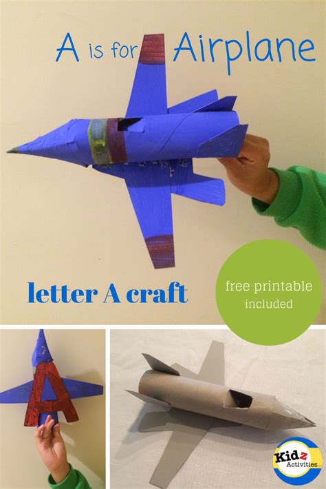A Is For Airplane Letter A Craft By Kidz Activities Kidz Activities