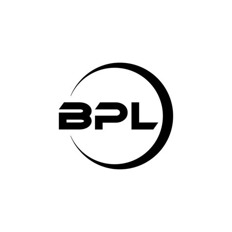 Bpl Letter Logo Design In Illustration Vector Logo Calligraphy