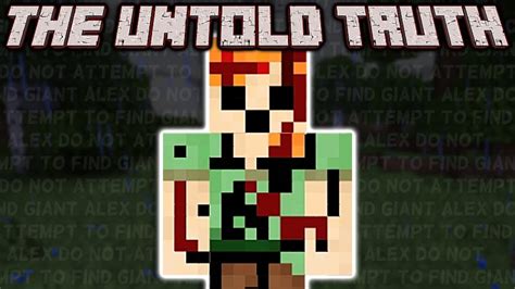 Minecraft Giant Alex Creepypasta Full Story Explained Youtube