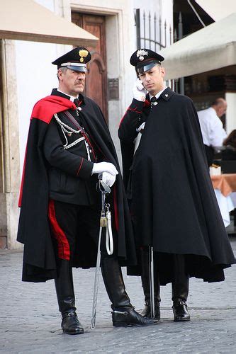 Carabinieri Men In Uniform Fashion Police Uniforms