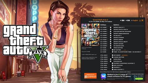 Grand Theft Auto V V10 V10269916 Plus 19 Trainer Fling Youtube