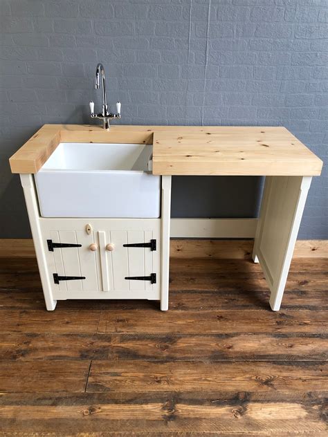 Farmhouse Country Freestanding Belfast Butler Kitchen Sink Unit