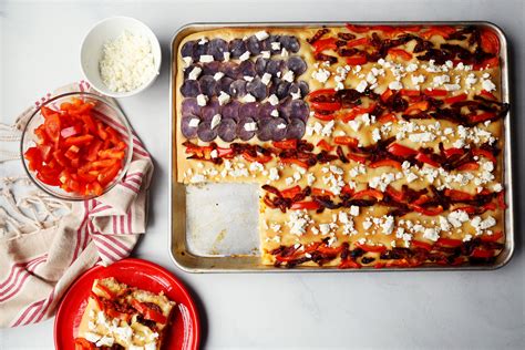 Using old magazines, you too can create this beautiful work of art. How To Make American Flag Focaccia Art - Food.com