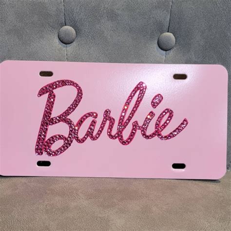Barbie License Plate For Front Of Jeep Etsy