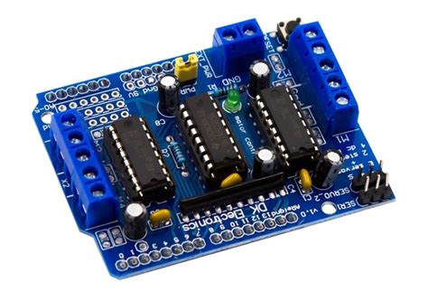 Arduino Motor Control Shield With Dual H Bridge Driver L293d Autres