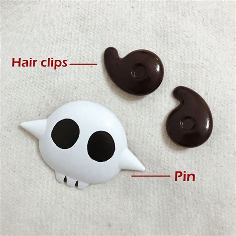 Toilet Bound Jibaku Shounen Nene Yashiro Cosplay Props Skull Pin Hair