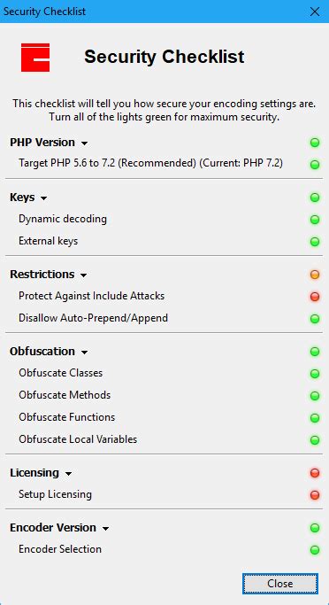 Web application security testing checklist. ionCube PHP Encoder GUI