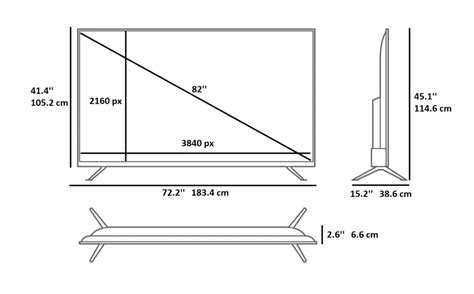 85 Inch Tv Dimensions Tv Specs 47 Off
