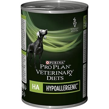 I recently came across a question in the forums asking if purina made hypoallergenic dog food. Purina Pro Plan Veterinary Diets Hypoallergenic HA wet dog ...