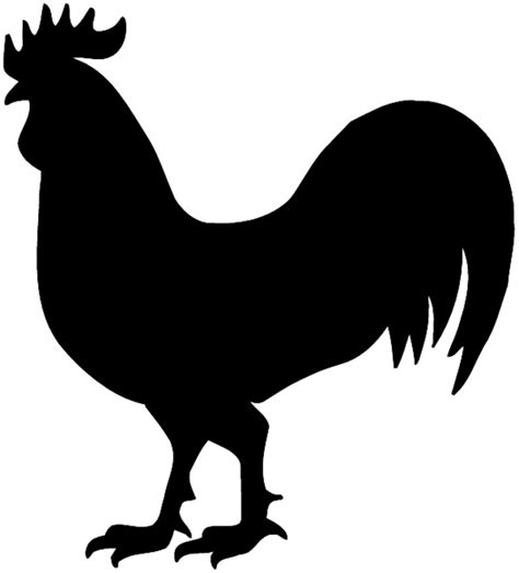 Black Silhouette Rooster Logo Rooster Silhouette Rooster Fight