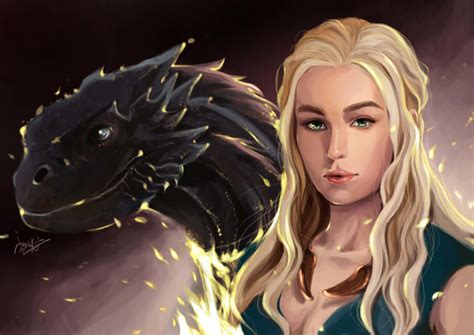 wallpaper game of thrones, daenerys targaryen, dragons HD : Widescreen ...
