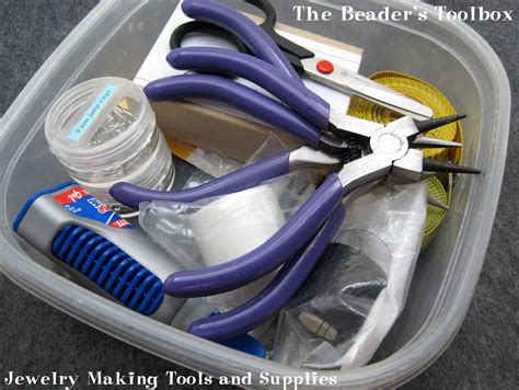 The Beader S Toolbox Jewelry Making Tools And Supplies Wire Jewelry