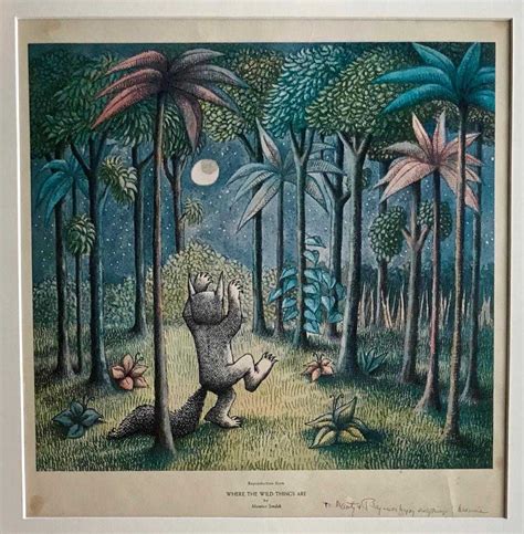 Where The Wild Things Are Hand Signed Maurice Sendak