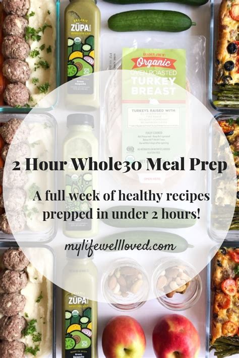 Whole30 Meal Prep Meals For The Week In 2 Hours Healthy By Heather
