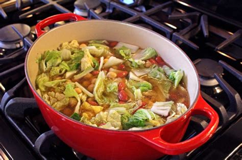 Napa Cabbage And Bean Soup A Meatless Monday Recipe