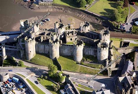 Castle Conwy Aerial View