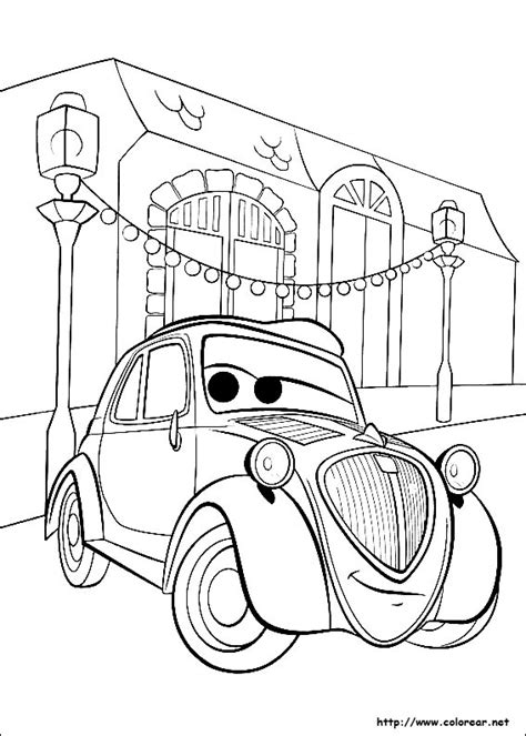 Dibujos Para Colorear De Cars